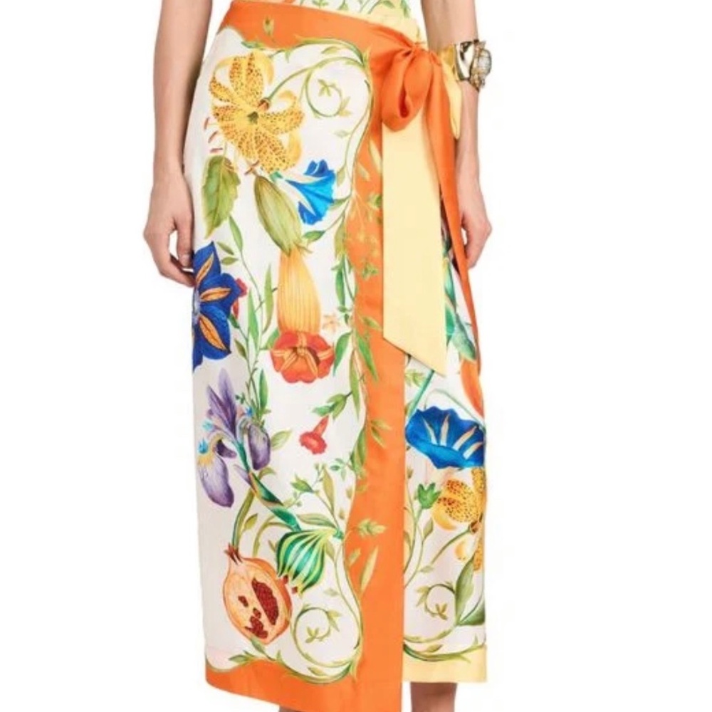 Alemais Flores Sarong Skirt